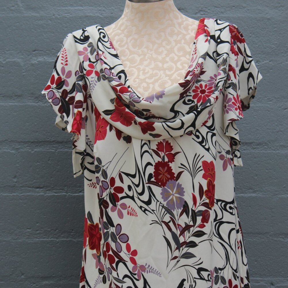 S.L. Fashions women floral long dress size 18 W
